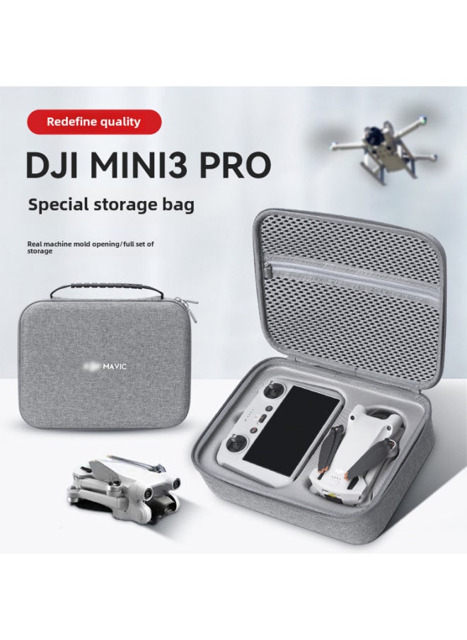 Suitable For DJI Dajiang Mini3pro Storage Bag Mini Mini3 Universal Bag Royal UAV Portable Case Accessories Box-Color:mini3/mini3Pro Universal (stand-alone Standard Edition)-Size:27*21*8.5