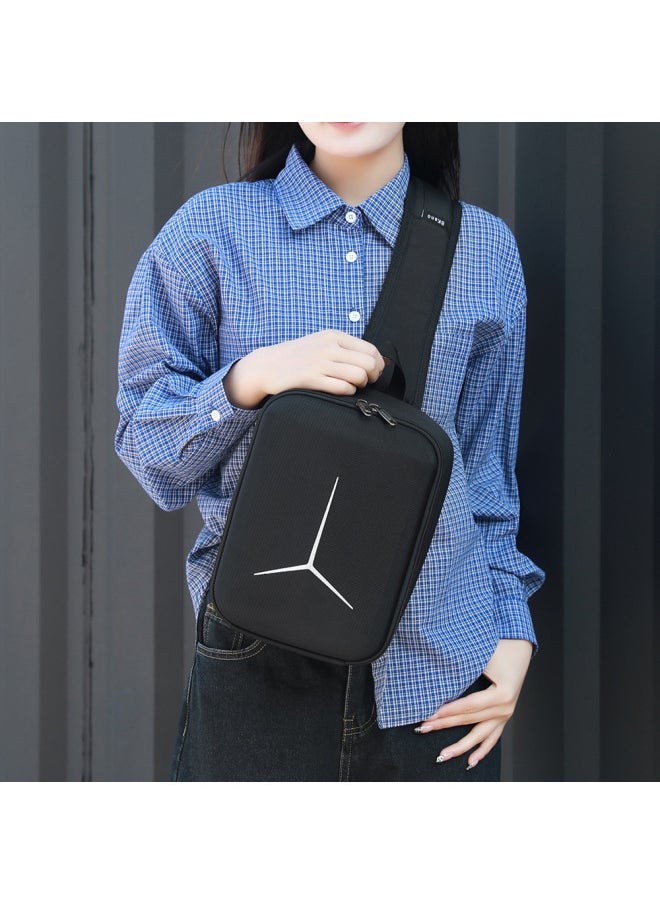 BKANO Is Suitable For DJI FLIP Storage Bag For DJI FLIP Ordinary Remote Control Hard Shell Chest Bag Backpack Accessories-Color:Flip Ordinary Remote Control Chest Bag-Size:28.4*20.8*13.1cm