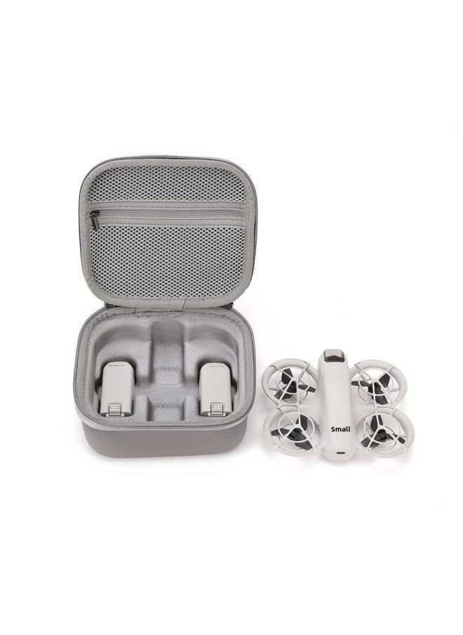 Bkano Is Suitable For DJI Neo Bag For DJI Neo Cosmetics Bag Storage Box Stand-Alone Version Bag Stand-Alone Bag Portable Bag-Color:Neo Stand-alone Version Gray Pu Shoulder Storage Box-Size:About 17.5*16*8.9cm