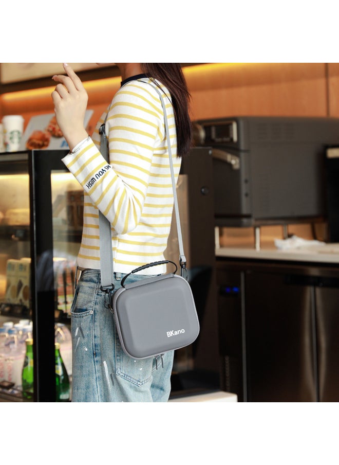 Bkano Is Suitable For DJI Neo Bag For DJI Neo Cosmetics Bag Storage Box Stand-Alone Version Bag Stand-Alone Bag Portable Bag-Color:Neo Stand-alone Version Gray Pu Shoulder Storage Box-Size:About 17.5*16*8.9cm