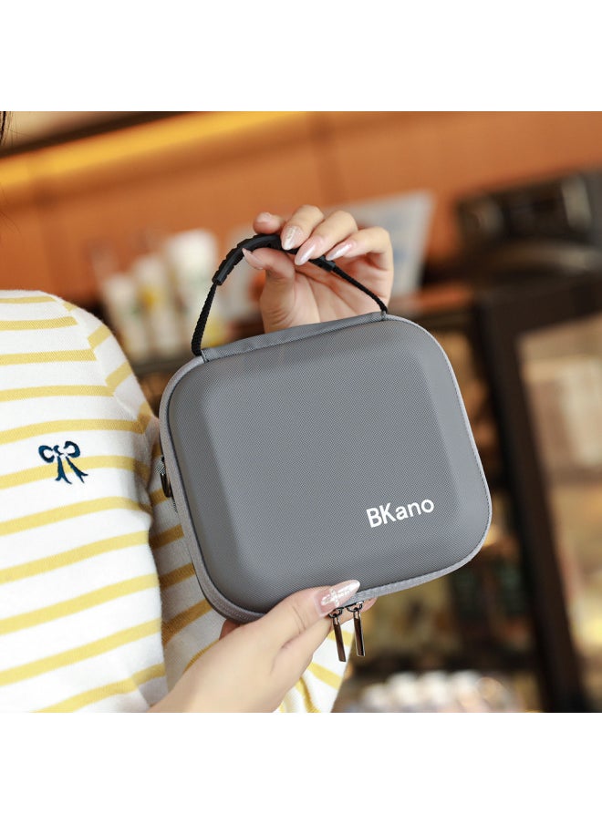 Bkano Is Suitable For DJI Neo Bag For DJI Neo Cosmetics Bag Storage Box Stand-Alone Version Bag Stand-Alone Bag Portable Bag-Color:Neo Stand-alone Version Gray Pu Shoulder Storage Box-Size:About 17.5*16*8.9cm