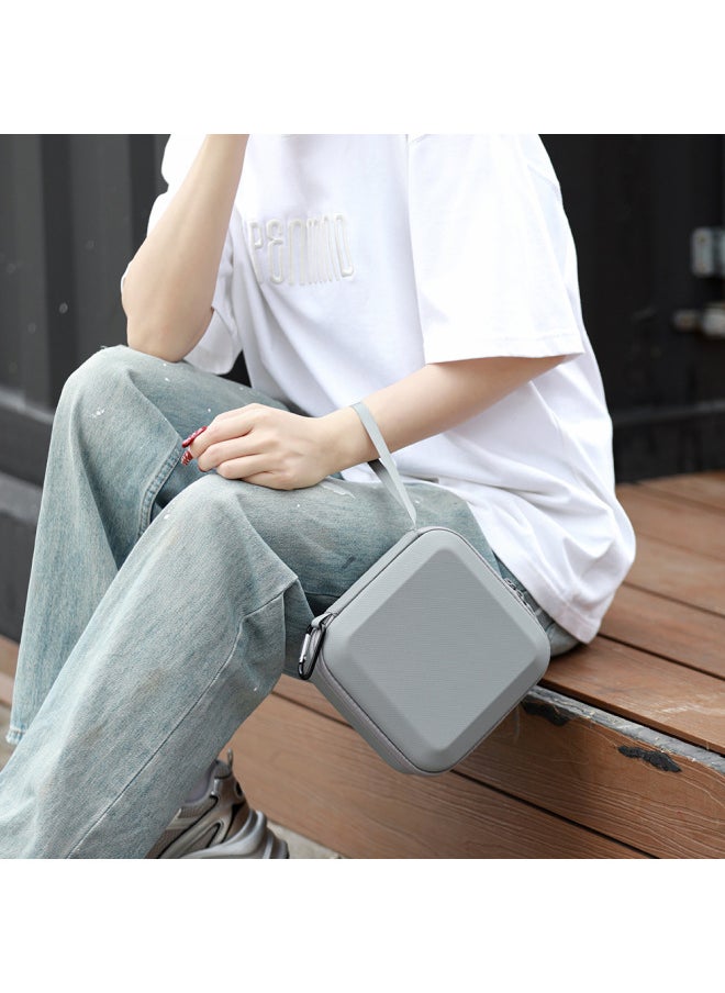BKANO Is Suitable For DJI FLIP Storage Bag Body Storage Bag For DJI FLIP Storage Box Single Machine Body Bag-Color:Rcn1/2/3 Rc2 Gray Pu Remote Control Bag-Size:19.5*18.5*9.1cm