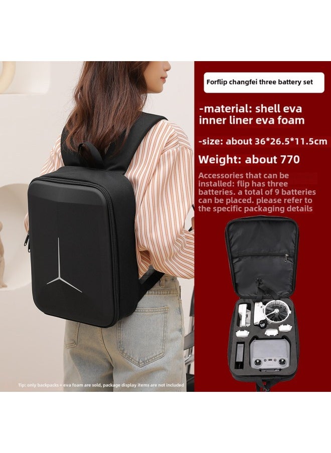 BKANO Suitable For Dajiang FLIP Storage Bag For DJI FLIP Flying Bag Backpack Storage Bag-Color:Flip Changfei Suit Backpack-Size:36*26.5*11.5cm