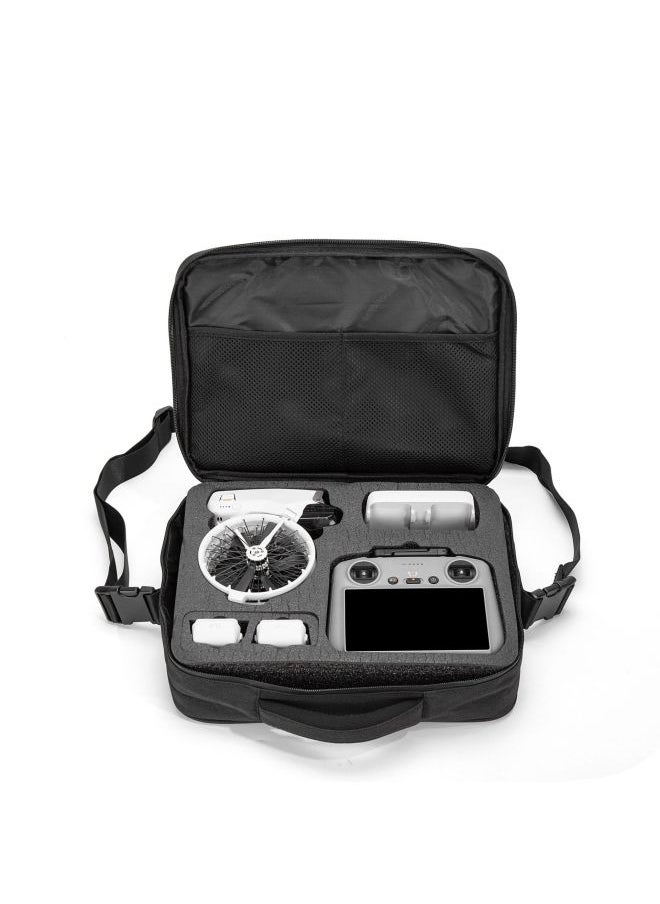Suitable For DJI Dajiang Flip Shoulder Storage Bag Crossbody Bag Protective Box FLIP Outdoor Accessories Crossbody Bag-Color:Black-Size:33/26/7cm