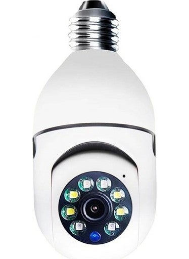 Wifi 360 Panoramic Bulb Camera Night Vision Audio Smart Motion Detector