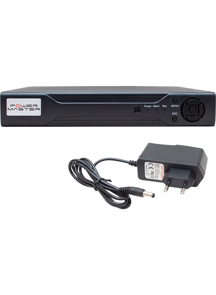 Powermaster 16 Channel 1080N Ahd Camera DVR Recorder 16 Pieces 2 Mp Supported CVI XVR TV Turkish Menu Mobile Access