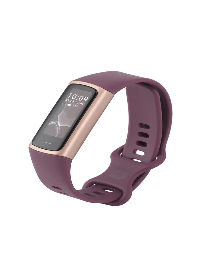 C68 Smart Bracelet IP68 Waterproof 90mah USB Charging Pedometer Temperature Sleep Monitoring Sports Modes Smart Band for Gift Purple