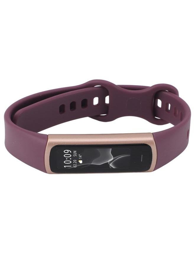 C68 Smart Bracelet IP68 Waterproof 90mah USB Charging Pedometer Temperature Sleep Monitoring Sports Modes Smart Band for Gift Purple