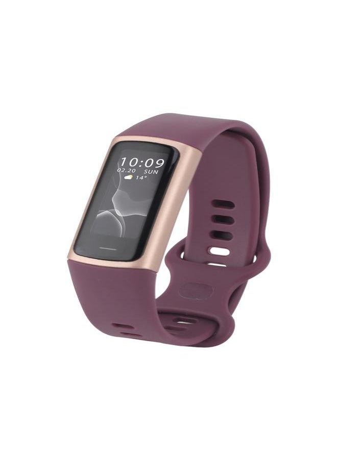 C68 Smart Bracelet IP68 Waterproof 90mah USB Charging Pedometer Temperature Sleep Monitoring Sports Modes Smart Band for Gift Purple