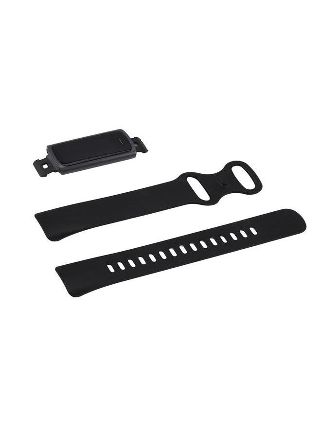 C68 Smart Bracelet IP68 Waterproof 90mah USB Charging Pedometer Temperature Sleep Monitoring Sports Modes Smart Band for Gift Black