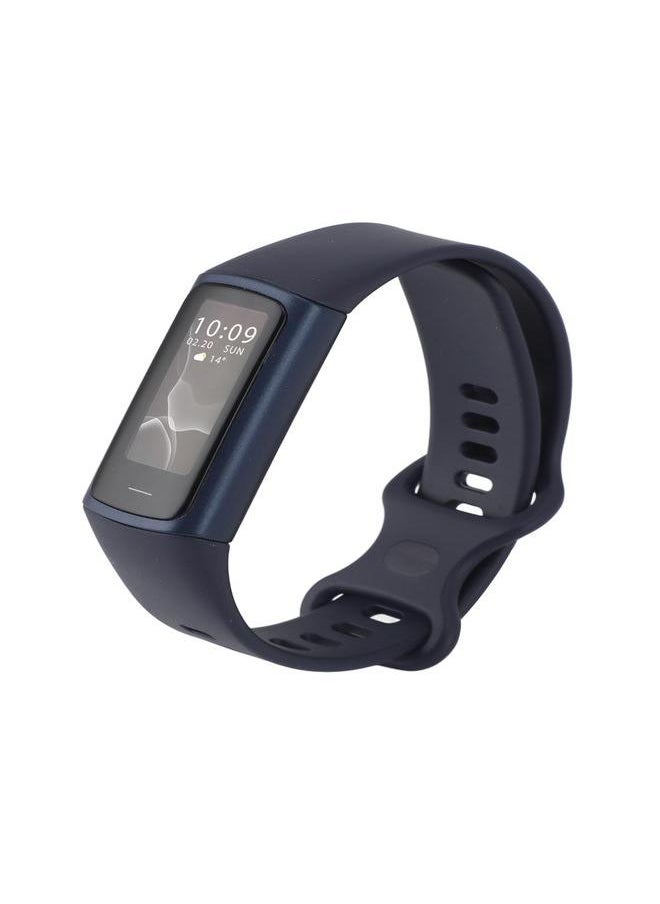 C68 Smart Bracelet IP68 Waterproof 90mah USB Charging Pedometer Temperature Sleep Monitoring Sports Modes Smart Band for Gift Blue