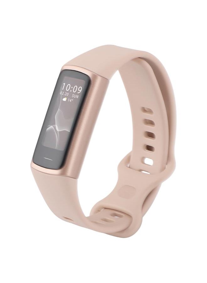 C68 Smart Bracelet IP68 Waterproof 90mah USB Charging Pedometer Temperature Sleep Monitoring Sports Modes Smart Band for Gift Pink