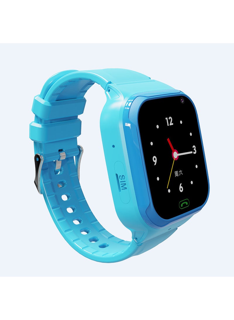 LT36 Smartwatch for Students Multilingual Video Call 4G Full Netcom-Blue-Chinese Version