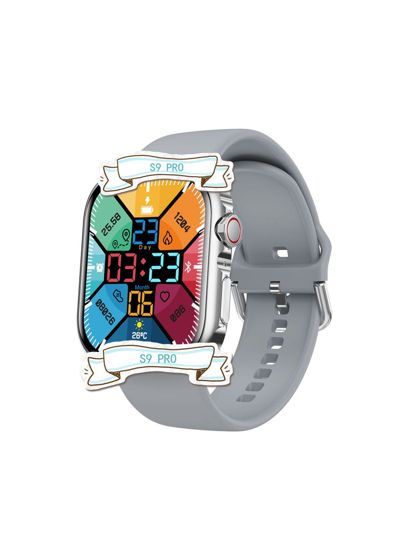 S900 PRO Smart Watch Private Model NFC Dual Band Wireless Charging Game Call Watch Waterproof Motorcycle Electronic Accessory Silver