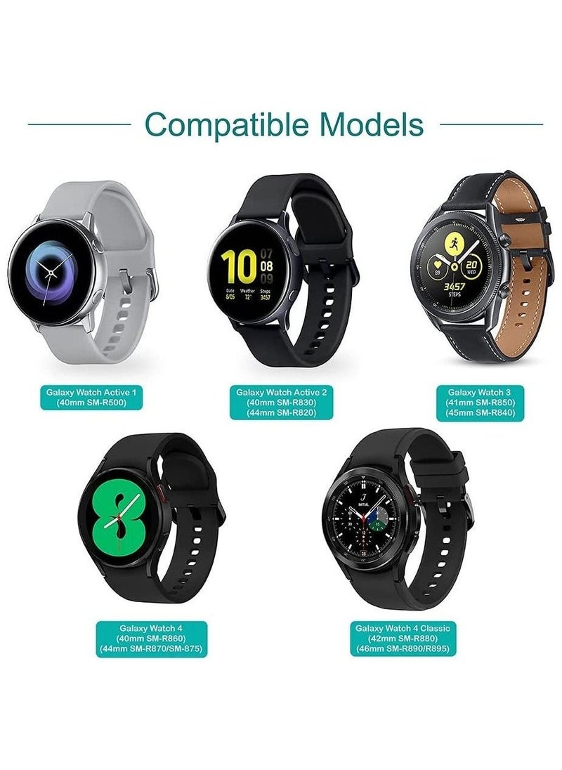 Charger Compatible with Samsung Galaxy Watch 4/4 Classic Watch3 Active 1 2 SM-R500 SM-R830 SM-R820 SM-R840 SM-R850 - USB Charging Cable 3.3ft 100cm - Smartwatch Accessories