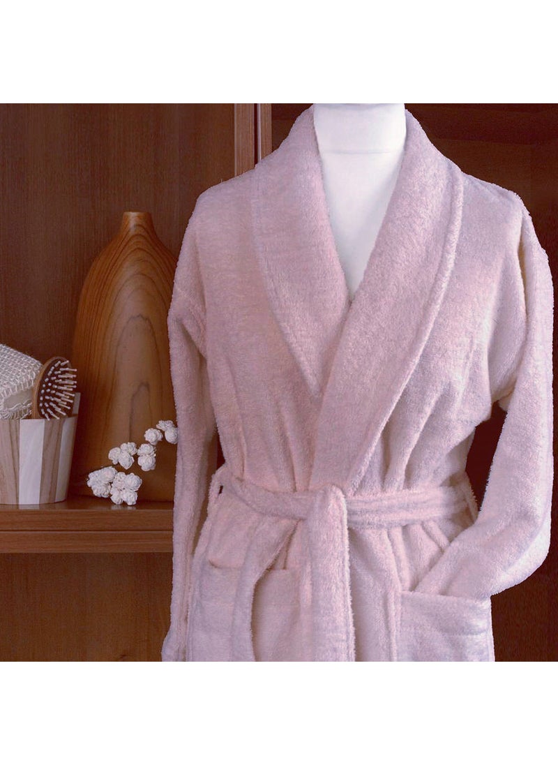 Soft Absorbent Cotton Bathrobe Light purple