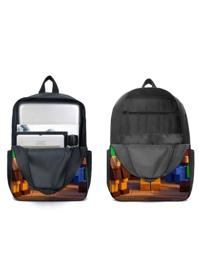 The latest universal cartoon new three-piece schoolbag (for students, teenagers, children) - 75