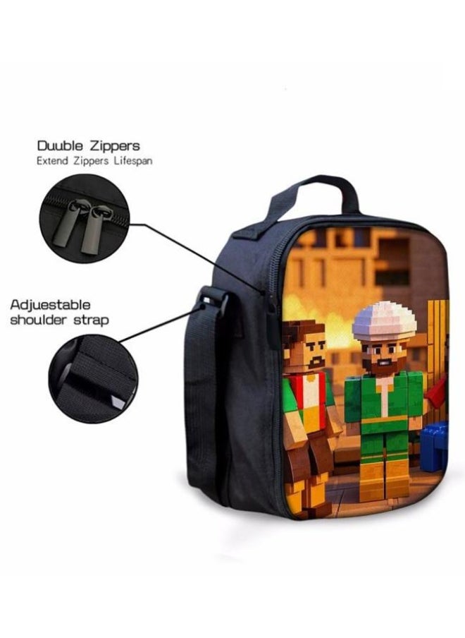 The latest universal cartoon new three-piece schoolbag (for students, teenagers, children) - 75