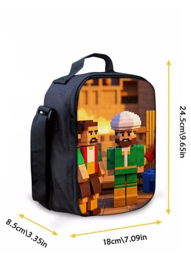The latest universal cartoon new three-piece schoolbag (for students, teenagers, children) - 75