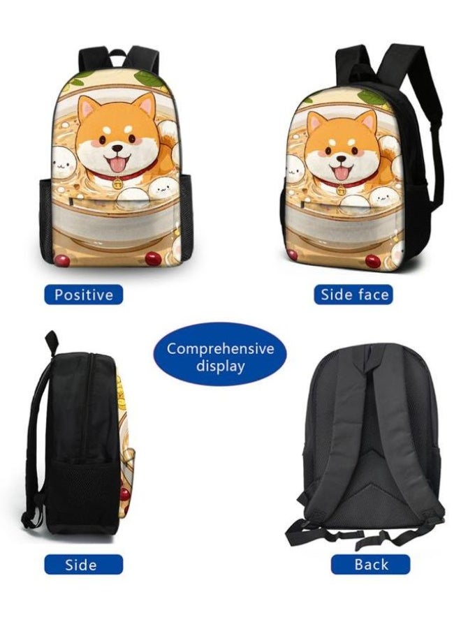 The latest universal cartoon new three-piece schoolbag (for students, teenagers, children) - 50