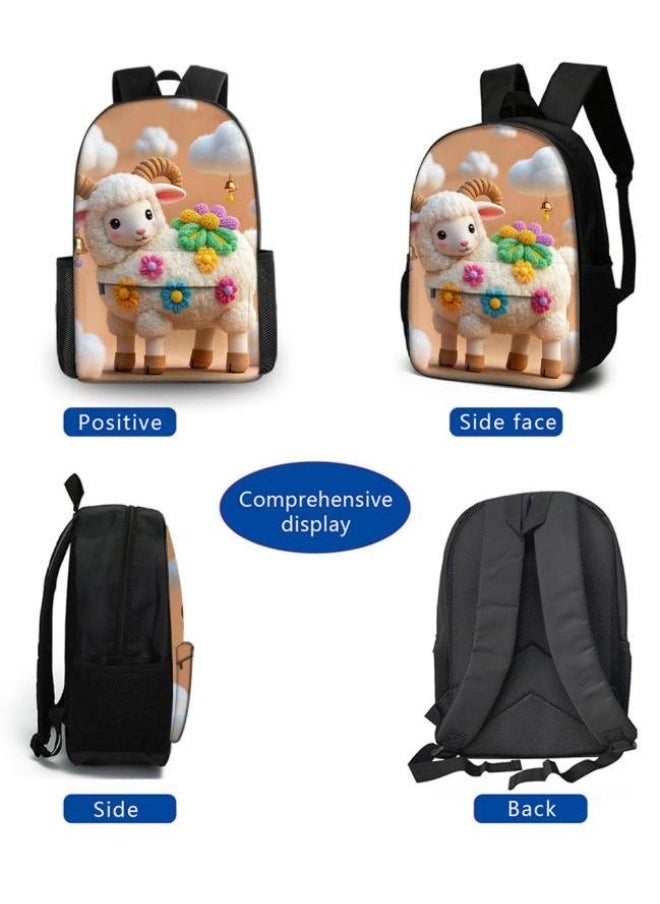 The latest universal cartoon new three-piece schoolbag (for students, teenagers, children) - 39