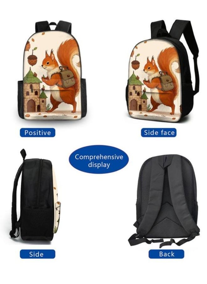 The latest universal cartoon new three-piece schoolbag (for students, teenagers, children) - 1185