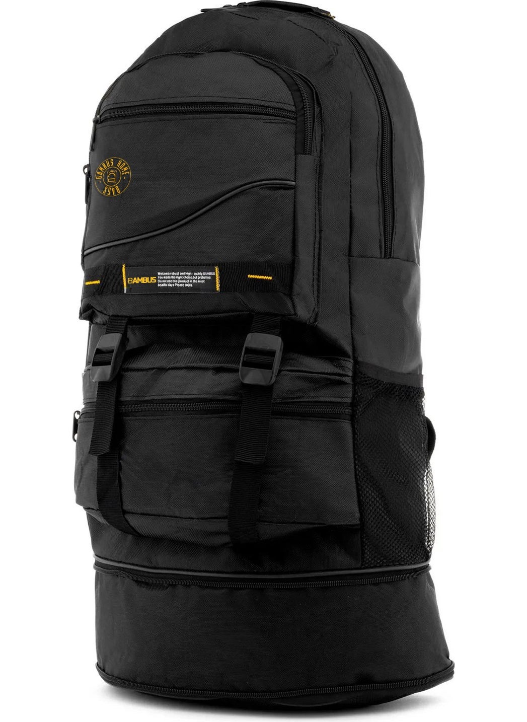 Expandable Gusseted Mountaineer Waterproof Backpack-Earthquake-Travel-Tour Bag