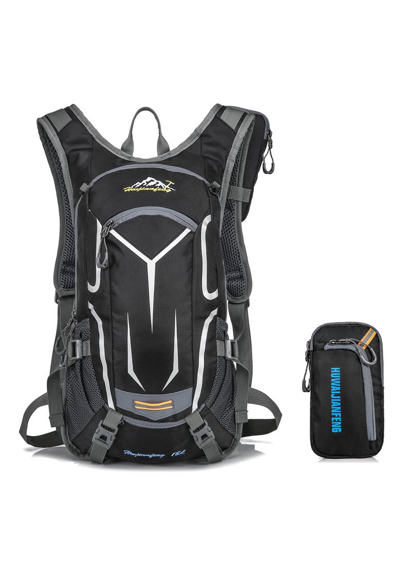 Outdoor Cycling Water-Resistant Backpack Black/1516