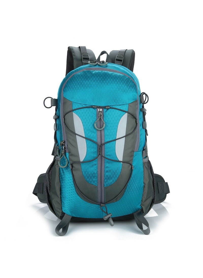 Outdoor Climbing Large Capacity Simple Lightweight Waterproof Sports Backpack Travel Hiking Bag Unisex Green Blue Black Orange /Blue