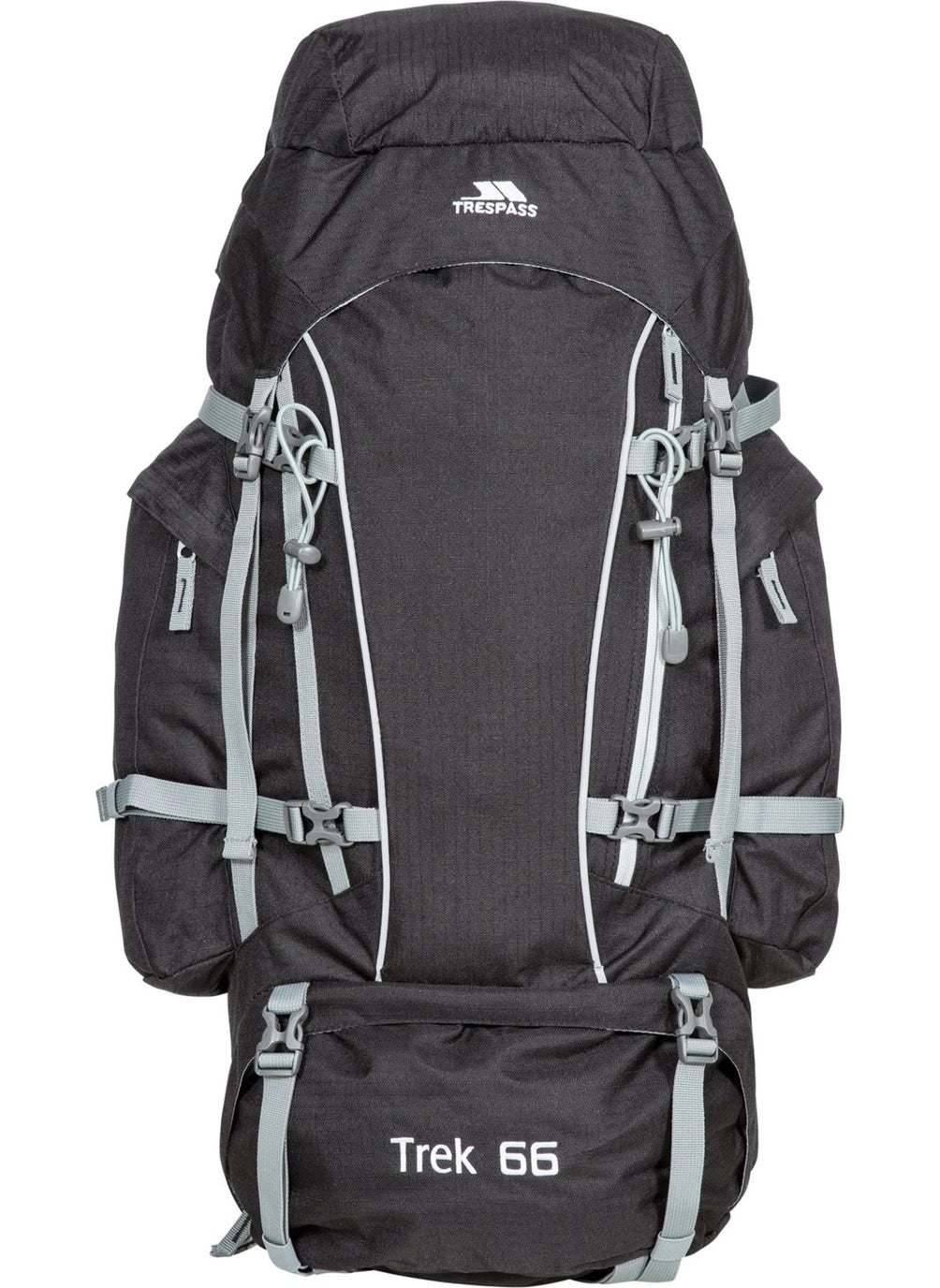 Unisex Trek 66 - 66 Litres Rucksack Ash Backpack UAACBAF20001-29932