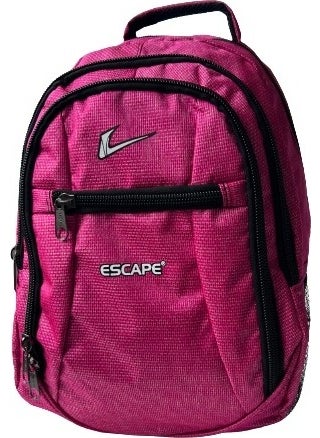 Backpack Laptop Compartment Sports and School Backpack Fabric Bag Outdoor Daily Use 30X43X13 Fuchsia