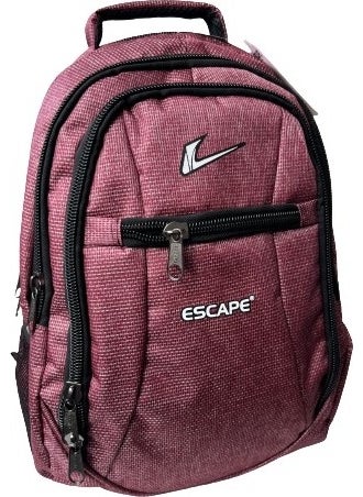 Backpack Laptop Compartment Sports and School Backpack Fabric Bag Outdoor Daily Use 30X43X13 Claret Red