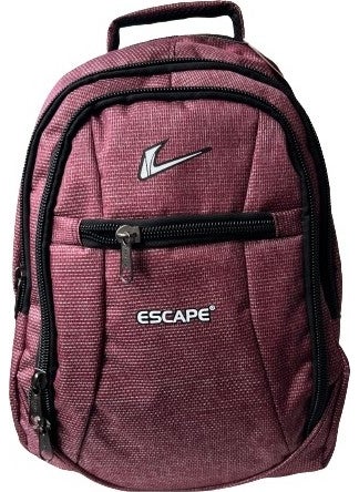 Backpack Laptop Compartment Sports and School Backpack Fabric Bag Outdoor Daily Use 30X43X13 Claret Red