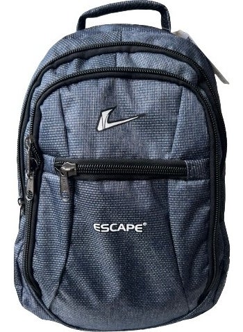 Backpack Laptop Compartment Sports and School Backpack Fabric Bag Outdoor Daily Use 30X43X13 Gray