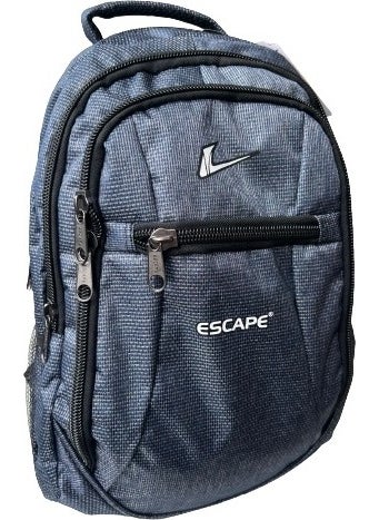 Backpack Laptop Compartment Sports and School Backpack Fabric Bag Outdoor Daily Use 30X43X13 Gray