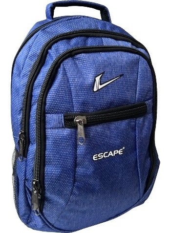 Backpack Laptop Compartment Sports and School Backpack Fabric Bag Outdoor Daily Use 30X43X13 Navy Blue