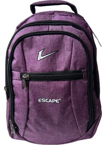 Backpack Laptop Compartment Sports and School Backpack Fabric Bag Outdoor Daily Use 30X43X13 Purple