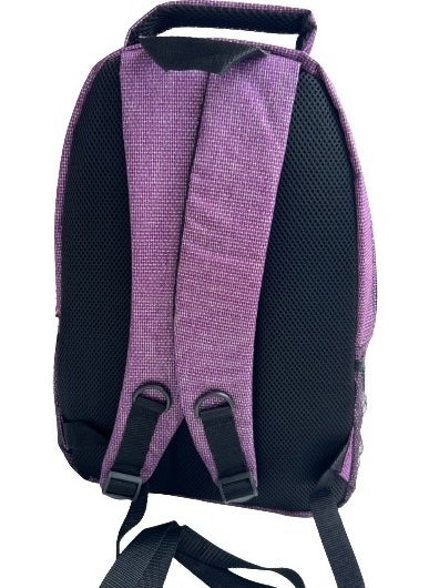 Backpack Laptop Compartment Sports and School Backpack Fabric Bag Outdoor Daily Use 30X43X13 Purple