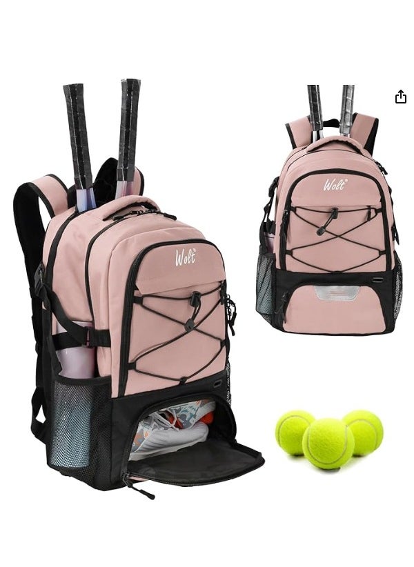 KMV Sports Fitness Bag Large Capacity Travel Backpack Lotus color