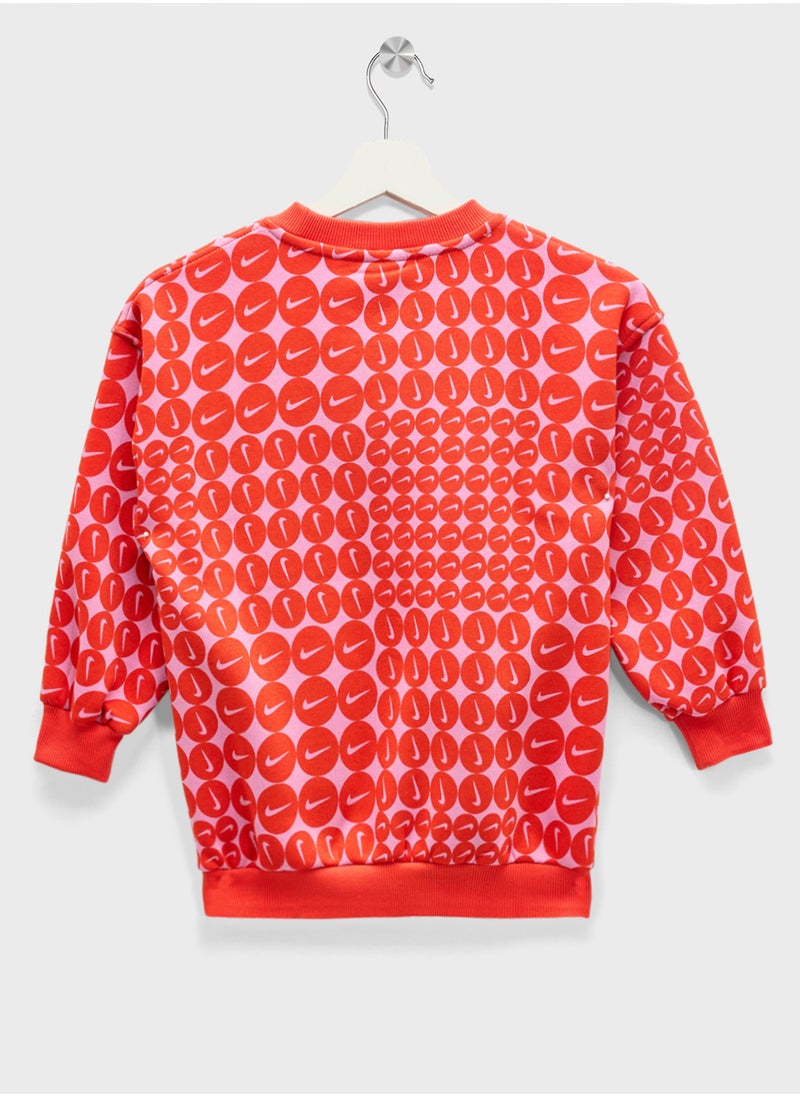 Kids Club Fleece Oversized Sweatshirt