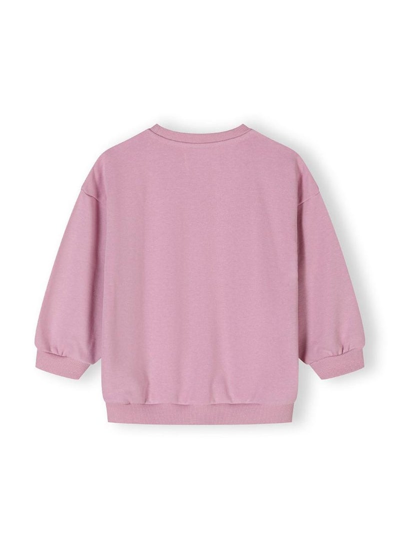 Kids Girls Fleece Crew With Print