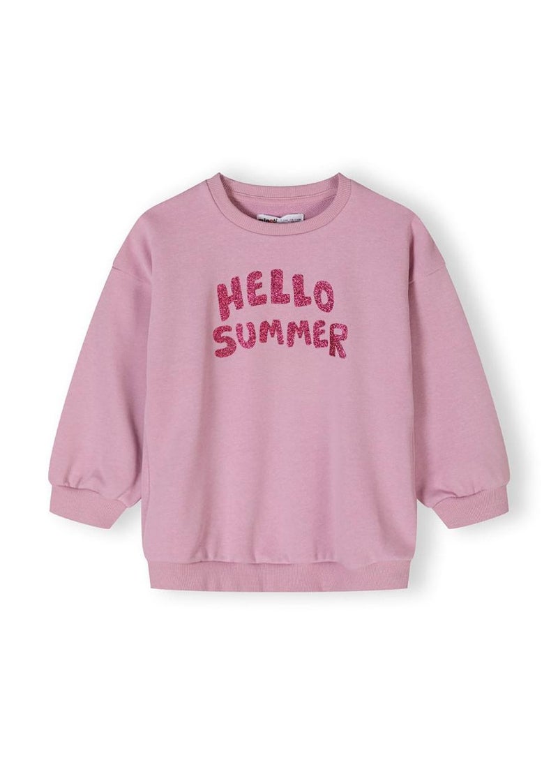 Kids Girls Fleece Crew With Print