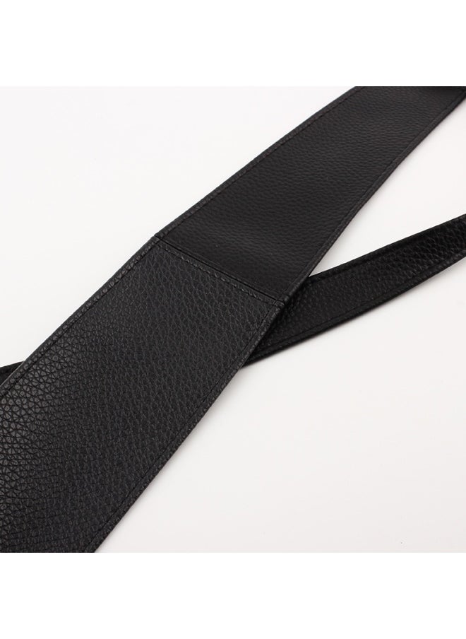 Glossy Knot Long Waistband Red