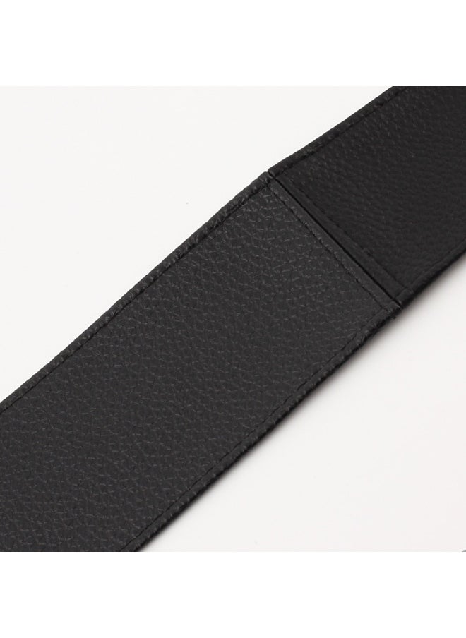 Glossy Knot Long Waistband Red