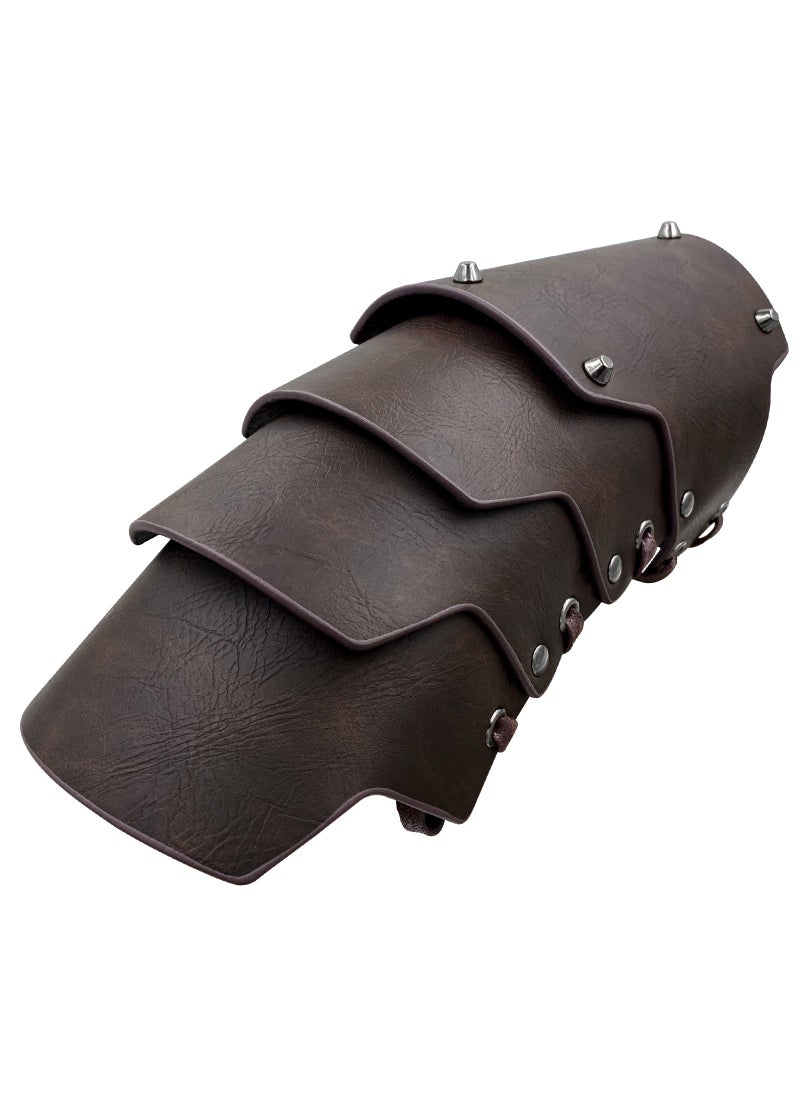 Medieval Viking Arm Guard Knight Cosplay Accessory Dark brown S00107