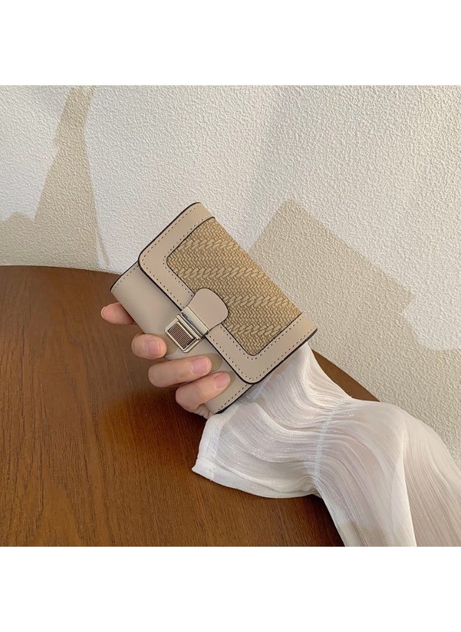 Ladies Purse Wallet PU Leather Short Women Wallet Card Holder Organiser Wallet Wristlet Clutch Wallet with Zipper Pocket Coin Purse
