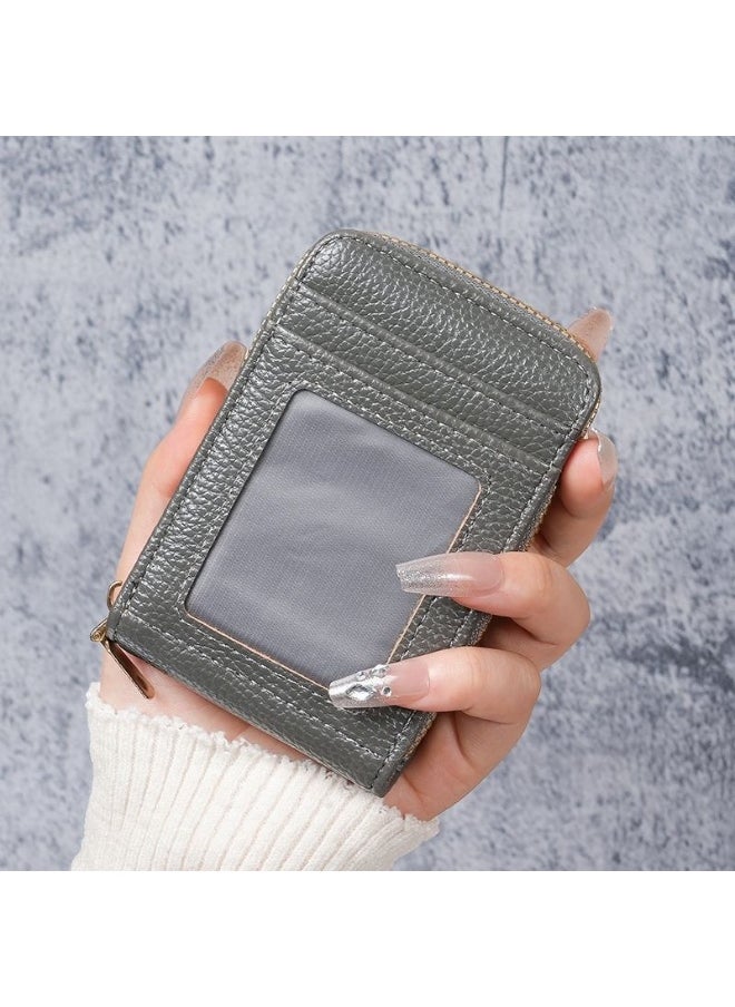 Multi-salad Chain Credit Card Bag 12 Card Slots Anti-theft Wallet Women's Small Card Holder Purse Wallet
