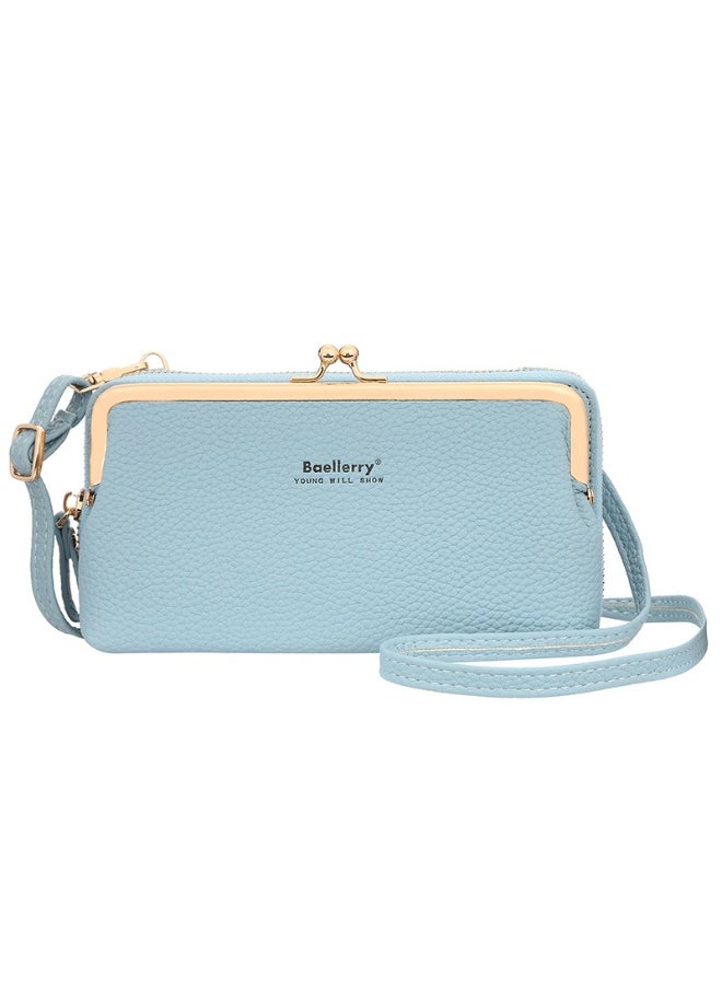 Mobile Phone Bag for Women Fashion Bag Zipper Shoulder Bag Skew Straddle Purse Zipper Purse for Women