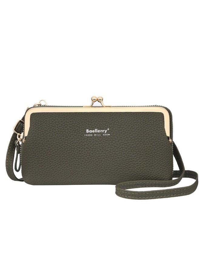 Mobile Phone Bag for Women Fashion Bag Zipper Shoulder Bag Skew Straddle Purse Zipper Purse for Women
