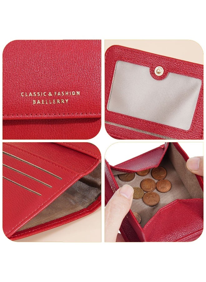 Women's Wallet Short Fashion Multi-card Coin Purse Youth Coin Bag Card Bag